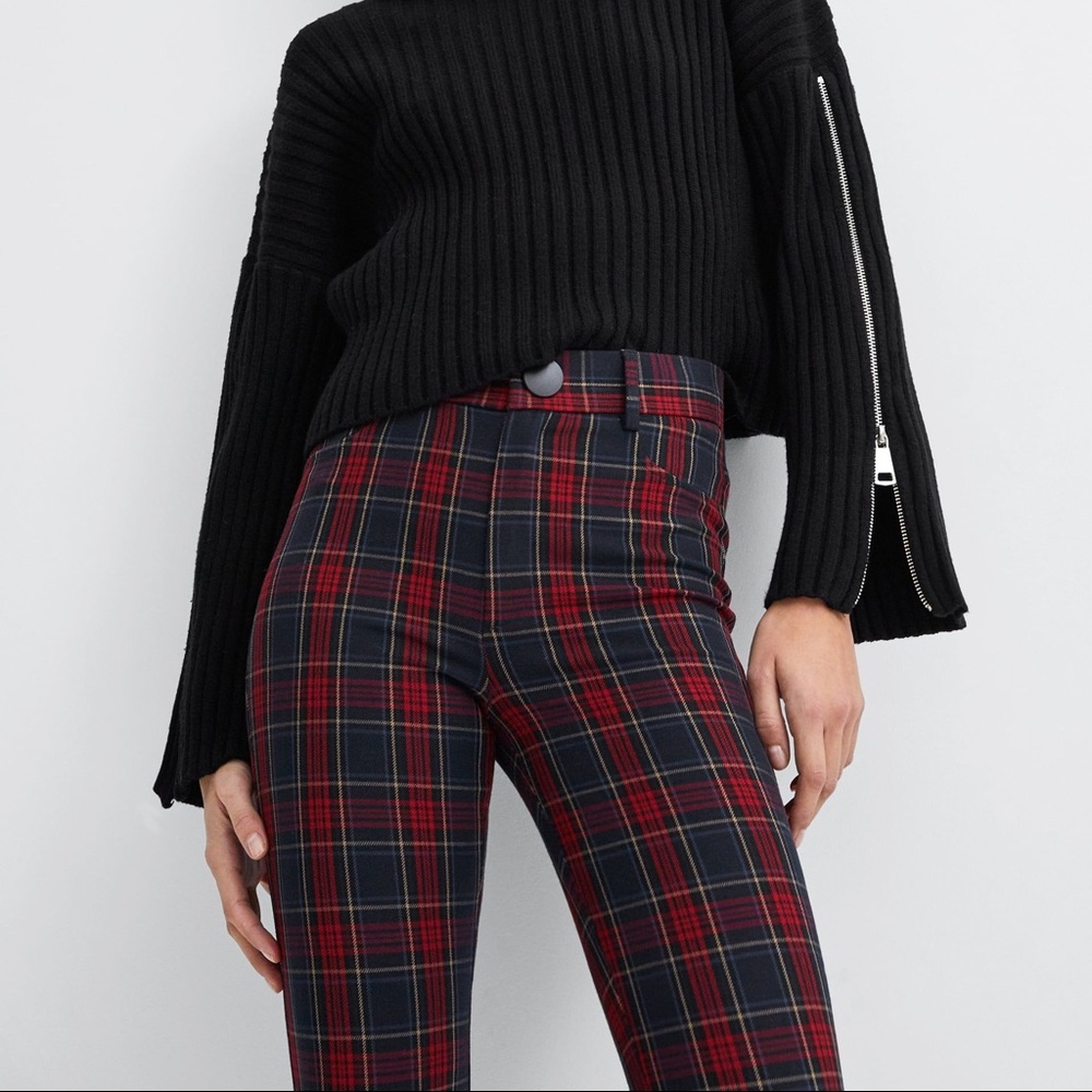 Zara checkered leggings